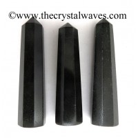Black Tourmaline 1.5 to 2 Inch Pencil 6 to 8 Facets
